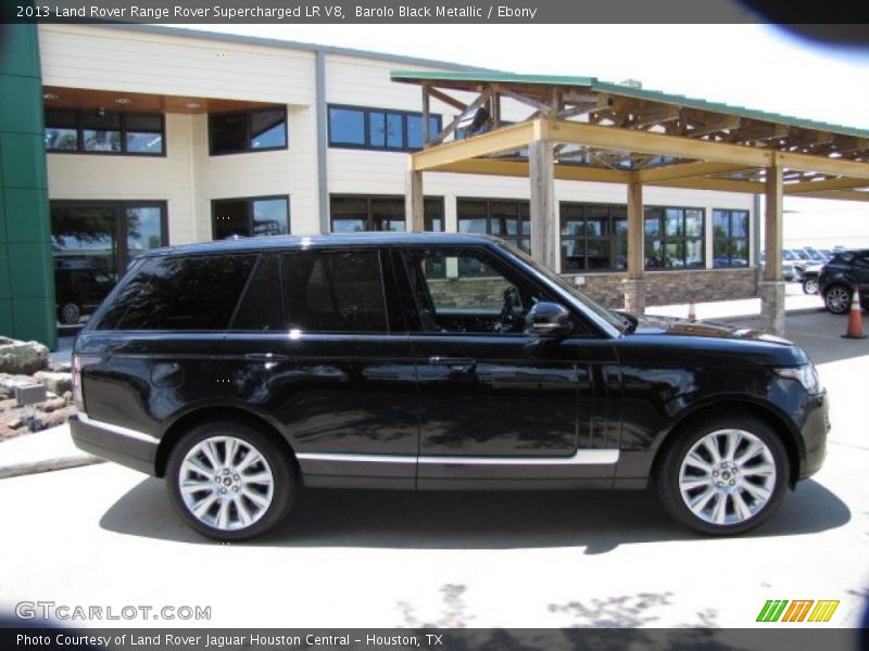 Barolo Black Metallic / Ebony 2013 Land Rover Range Rover Supercharged LR V8