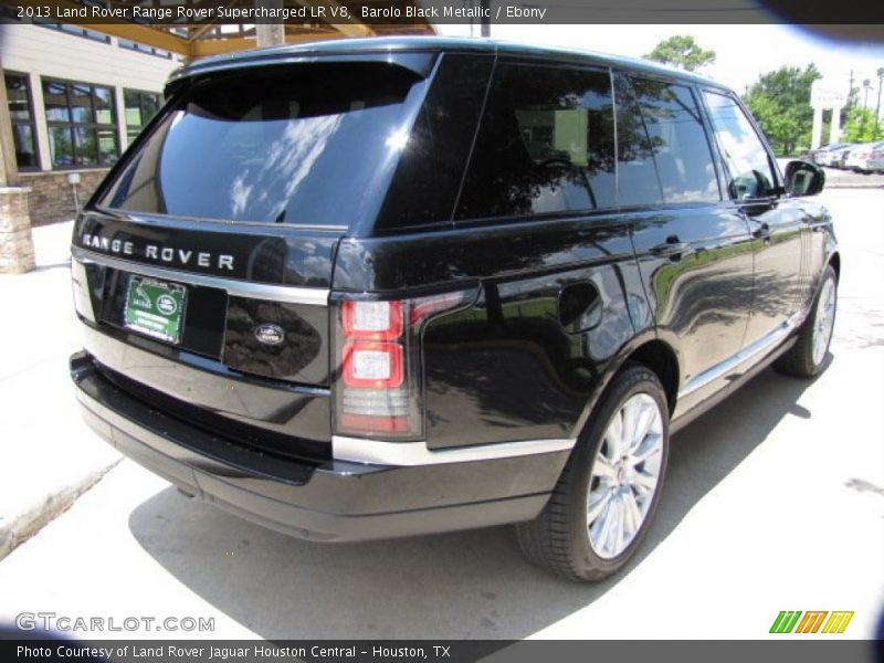 Barolo Black Metallic / Ebony 2013 Land Rover Range Rover Supercharged LR V8