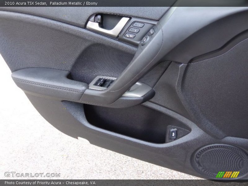 Palladium Metallic / Ebony 2010 Acura TSX Sedan