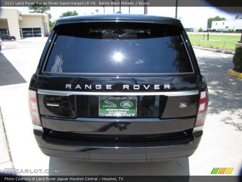 Barolo Black Metallic / Ebony 2013 Land Rover Range Rover Supercharged LR V8