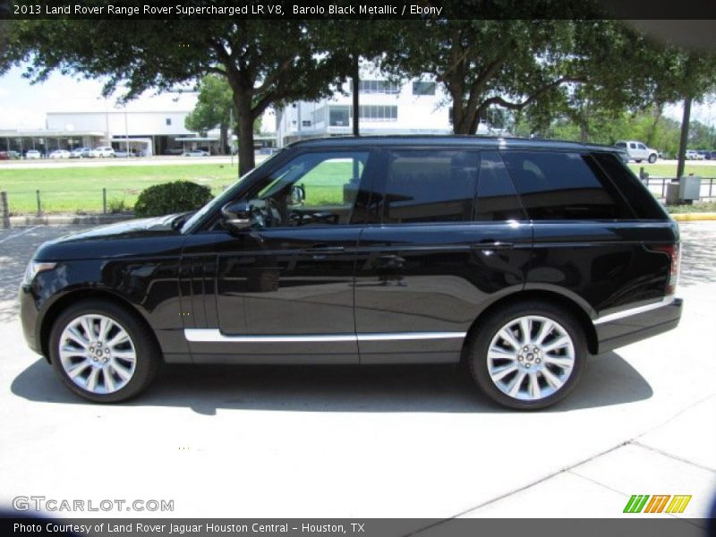 Barolo Black Metallic / Ebony 2013 Land Rover Range Rover Supercharged LR V8