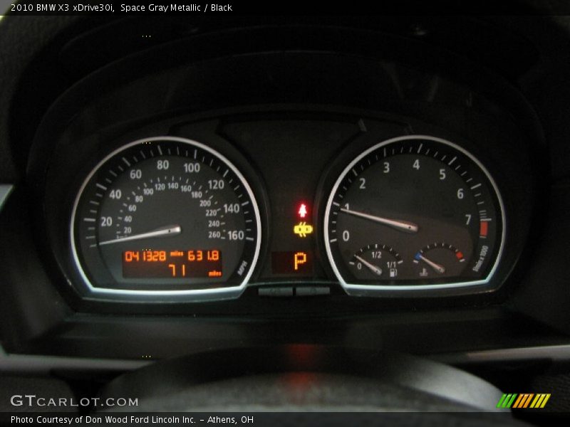 Space Gray Metallic / Black 2010 BMW X3 xDrive30i