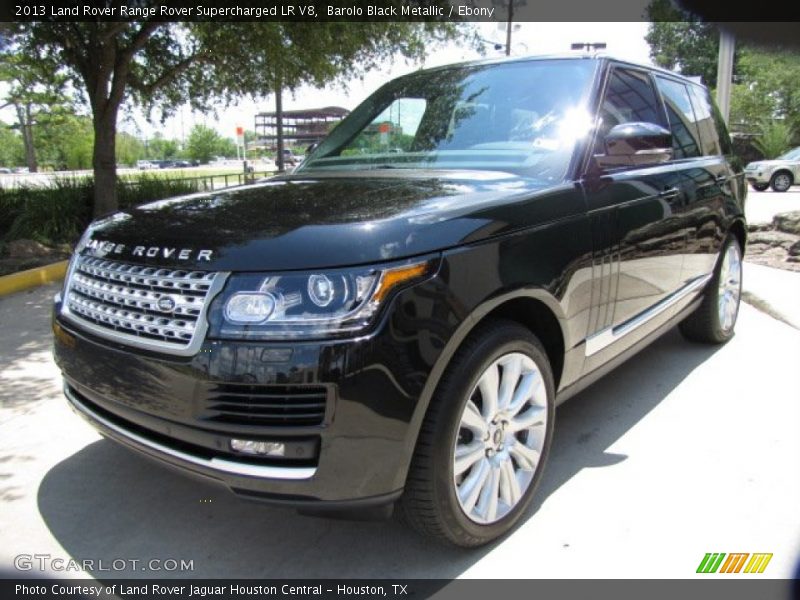 Barolo Black Metallic / Ebony 2013 Land Rover Range Rover Supercharged LR V8