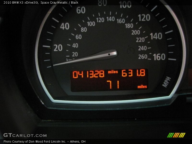 Space Gray Metallic / Black 2010 BMW X3 xDrive30i
