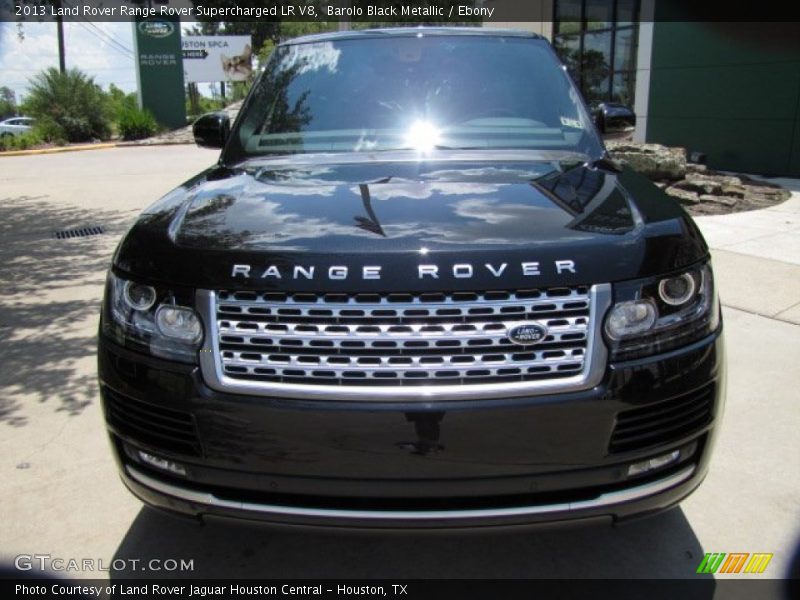Barolo Black Metallic / Ebony 2013 Land Rover Range Rover Supercharged LR V8