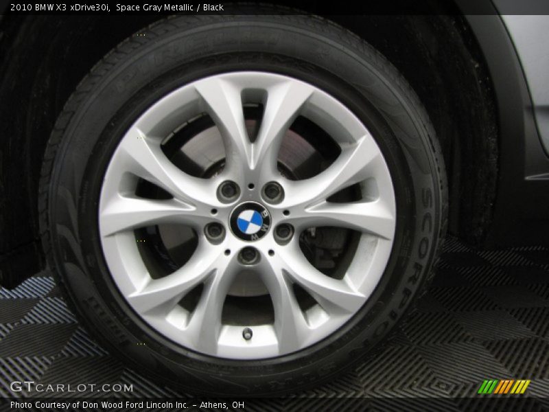 Space Gray Metallic / Black 2010 BMW X3 xDrive30i