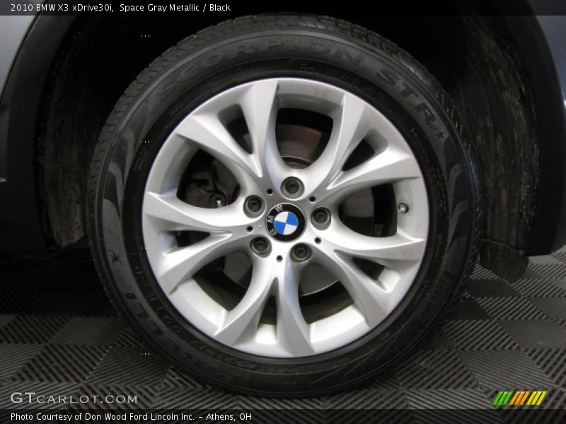 Space Gray Metallic / Black 2010 BMW X3 xDrive30i