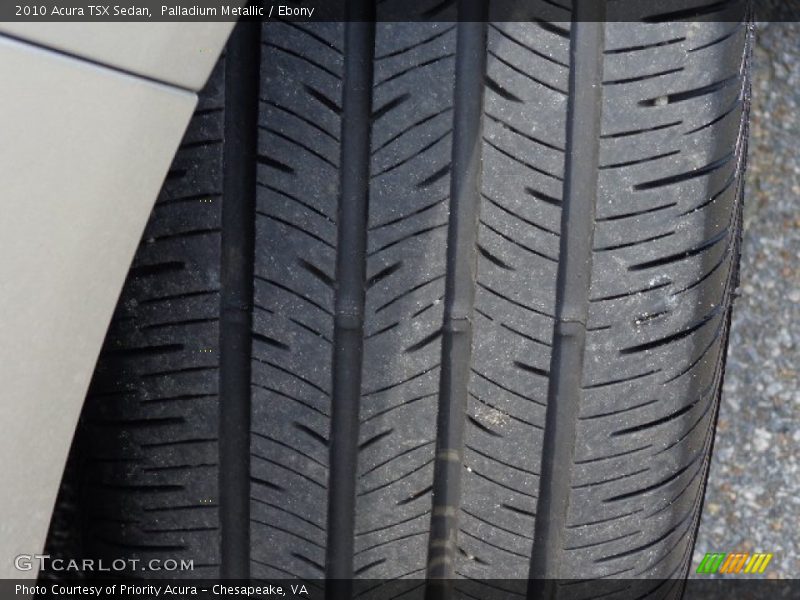 Palladium Metallic / Ebony 2010 Acura TSX Sedan