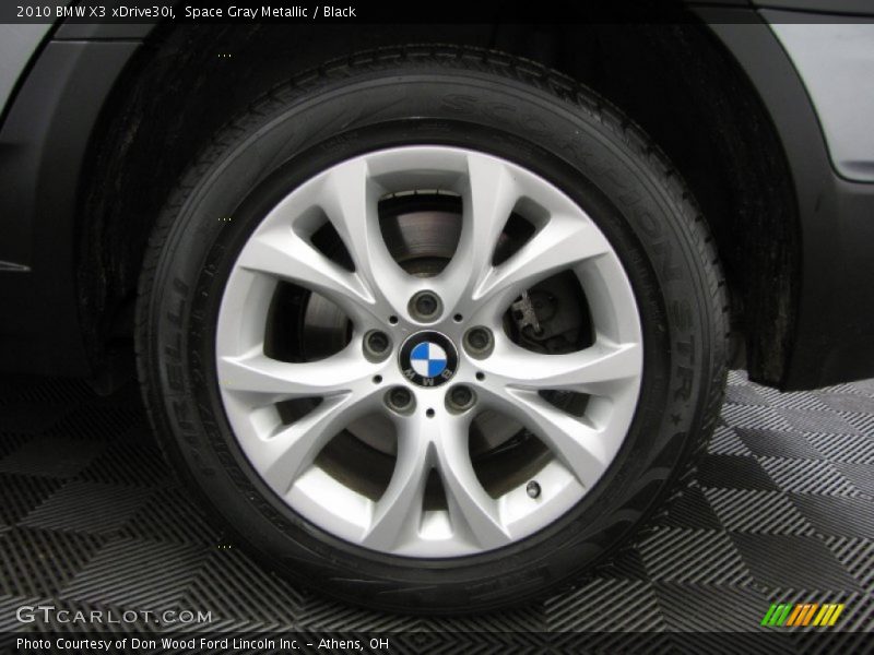 Space Gray Metallic / Black 2010 BMW X3 xDrive30i