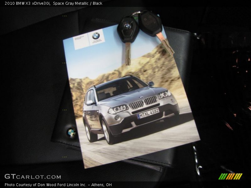 Space Gray Metallic / Black 2010 BMW X3 xDrive30i