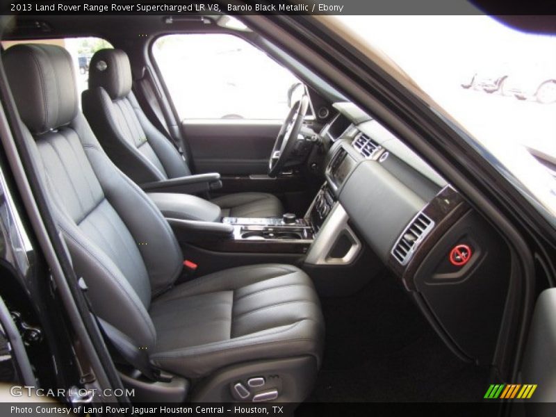 Barolo Black Metallic / Ebony 2013 Land Rover Range Rover Supercharged LR V8