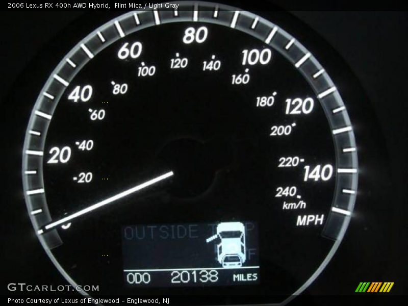 Flint Mica / Light Gray 2006 Lexus RX 400h AWD Hybrid
