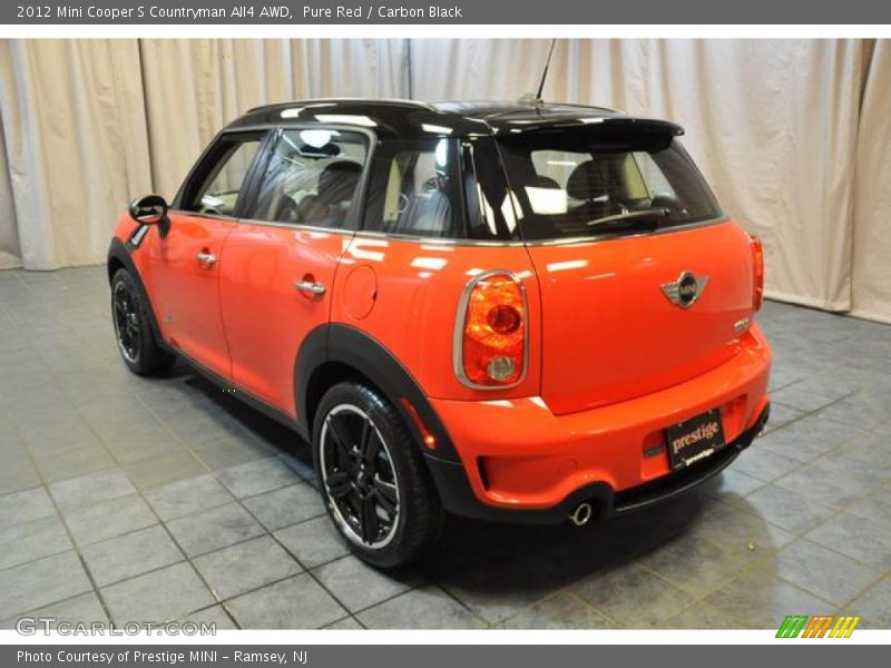 Pure Red / Carbon Black 2012 Mini Cooper S Countryman All4 AWD