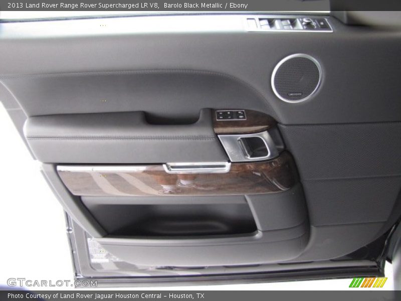Barolo Black Metallic / Ebony 2013 Land Rover Range Rover Supercharged LR V8