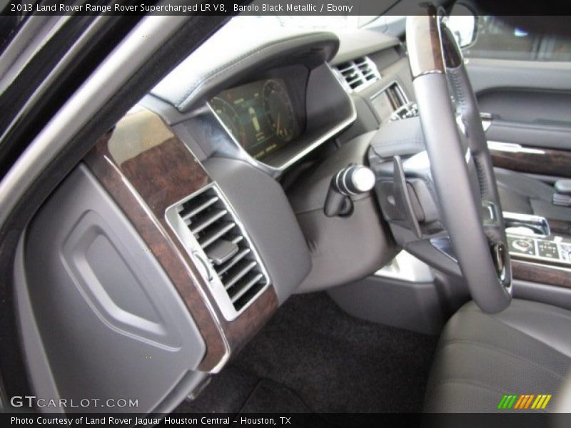 Barolo Black Metallic / Ebony 2013 Land Rover Range Rover Supercharged LR V8