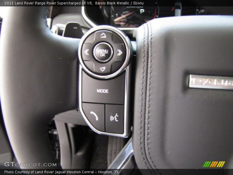 Barolo Black Metallic / Ebony 2013 Land Rover Range Rover Supercharged LR V8