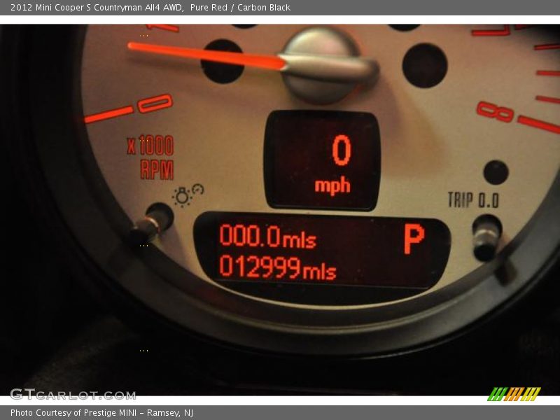 Pure Red / Carbon Black 2012 Mini Cooper S Countryman All4 AWD