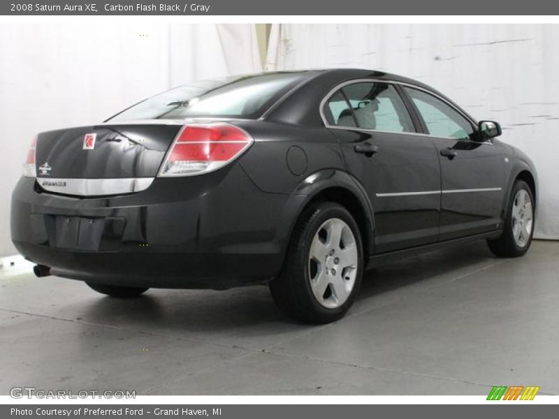 Carbon Flash Black / Gray 2008 Saturn Aura XE