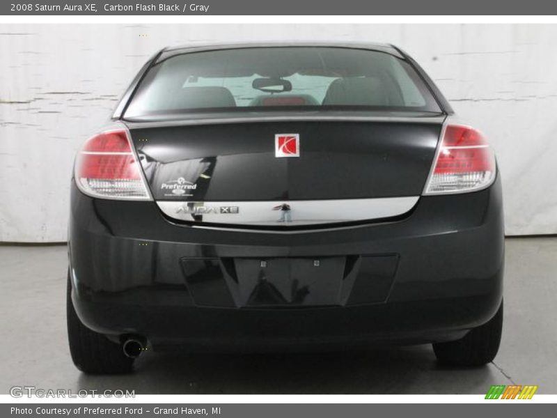 Carbon Flash Black / Gray 2008 Saturn Aura XE