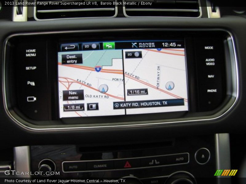 Barolo Black Metallic / Ebony 2013 Land Rover Range Rover Supercharged LR V8