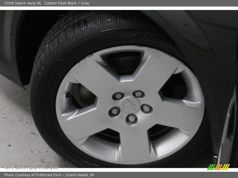 Carbon Flash Black / Gray 2008 Saturn Aura XE