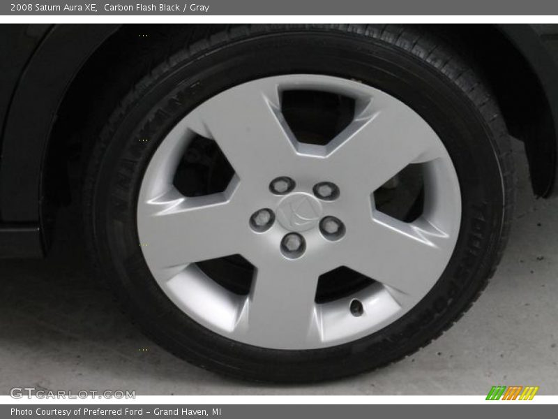 Carbon Flash Black / Gray 2008 Saturn Aura XE