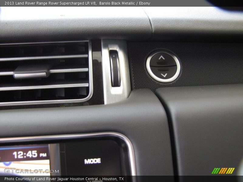 Barolo Black Metallic / Ebony 2013 Land Rover Range Rover Supercharged LR V8