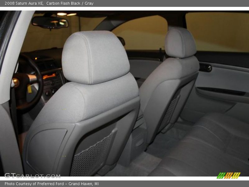 Carbon Flash Black / Gray 2008 Saturn Aura XE