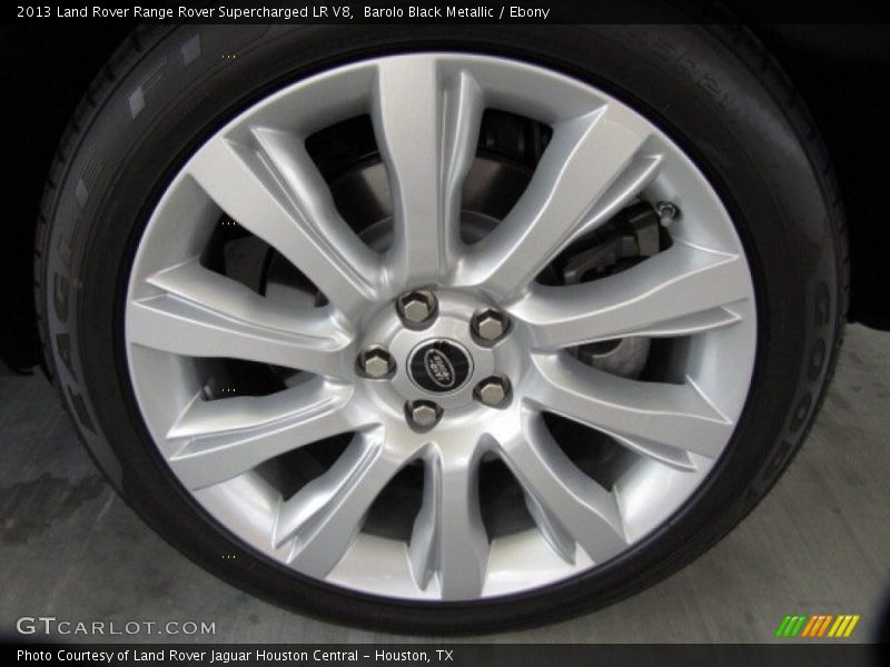 Barolo Black Metallic / Ebony 2013 Land Rover Range Rover Supercharged LR V8