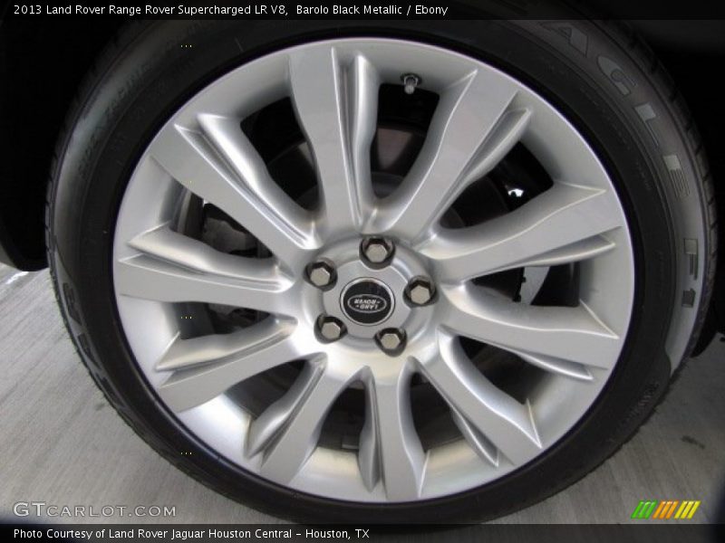 Barolo Black Metallic / Ebony 2013 Land Rover Range Rover Supercharged LR V8