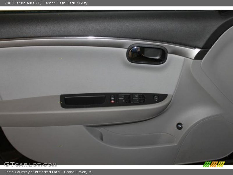 Carbon Flash Black / Gray 2008 Saturn Aura XE