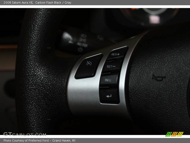 Carbon Flash Black / Gray 2008 Saturn Aura XE