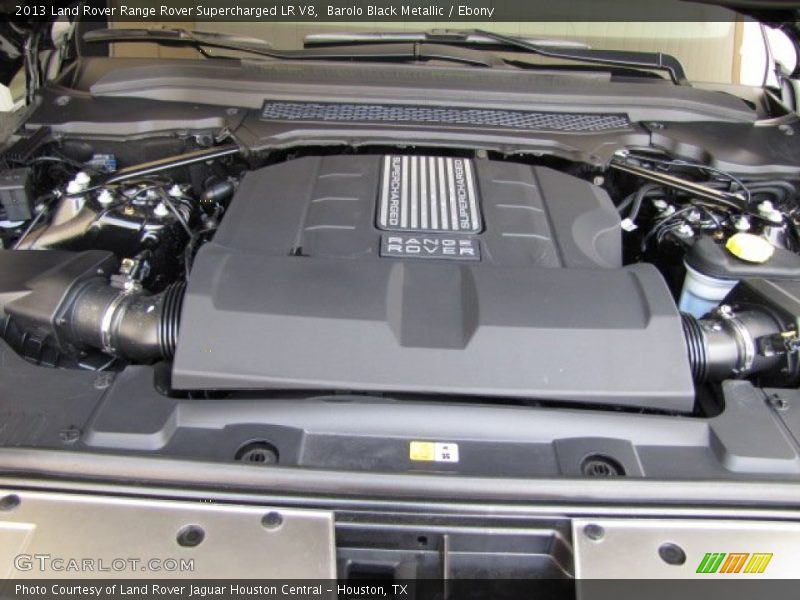 Barolo Black Metallic / Ebony 2013 Land Rover Range Rover Supercharged LR V8