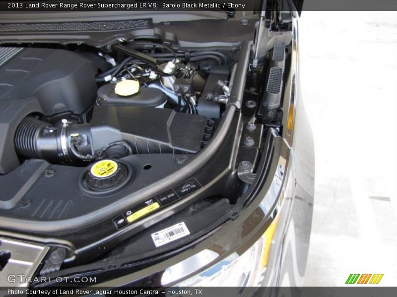 Barolo Black Metallic / Ebony 2013 Land Rover Range Rover Supercharged LR V8