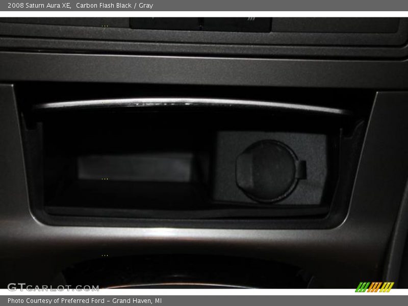 Carbon Flash Black / Gray 2008 Saturn Aura XE
