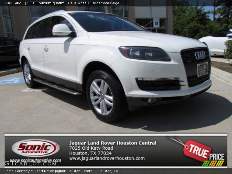 Calla White / Cardamom Beige 2008 Audi Q7 3.6 Premium quattro