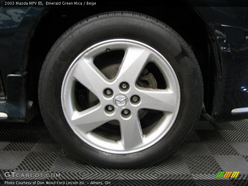 Emerald Green Mica / Beige 2003 Mazda MPV ES