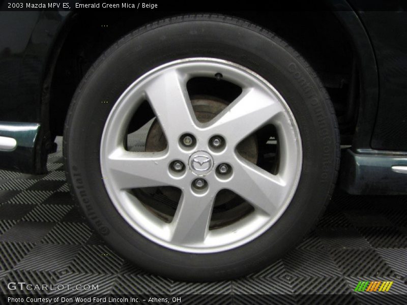 Emerald Green Mica / Beige 2003 Mazda MPV ES