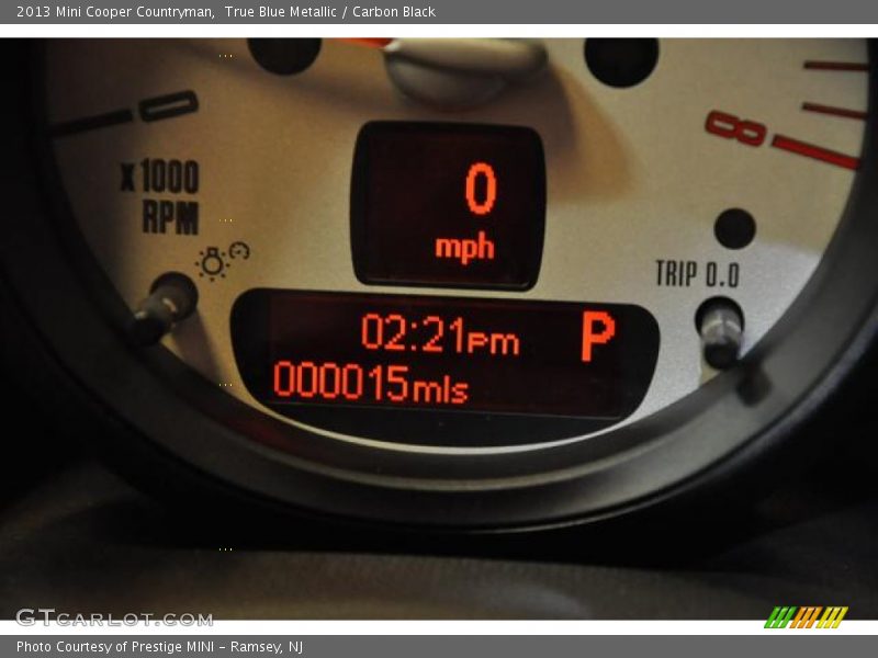 True Blue Metallic / Carbon Black 2013 Mini Cooper Countryman
