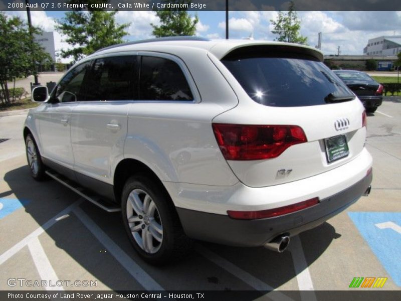Calla White / Cardamom Beige 2008 Audi Q7 3.6 Premium quattro
