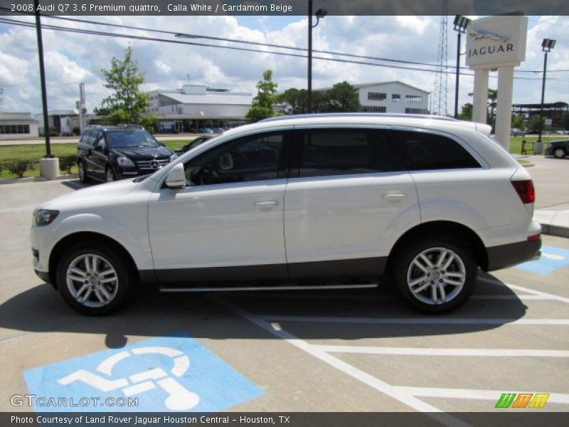 Calla White / Cardamom Beige 2008 Audi Q7 3.6 Premium quattro