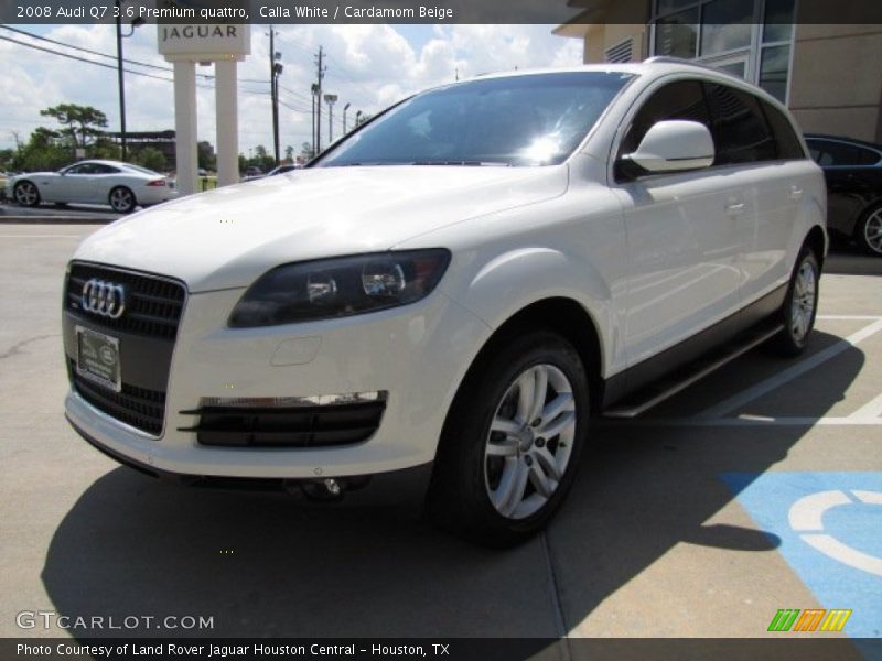 Calla White / Cardamom Beige 2008 Audi Q7 3.6 Premium quattro