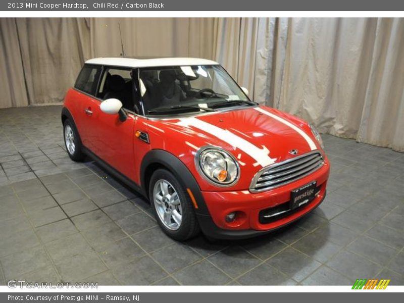 Chili Red / Carbon Black 2013 Mini Cooper Hardtop