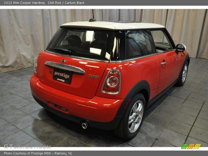 Chili Red / Carbon Black 2013 Mini Cooper Hardtop