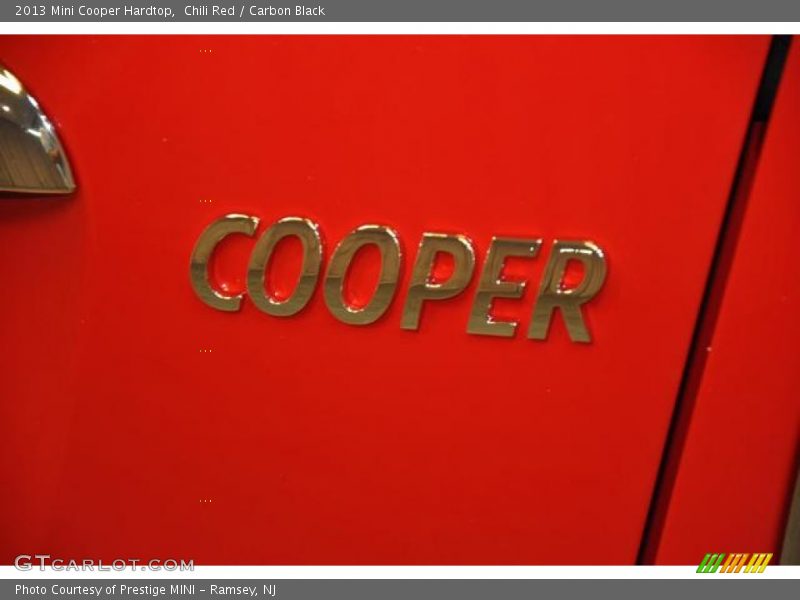 Chili Red / Carbon Black 2013 Mini Cooper Hardtop