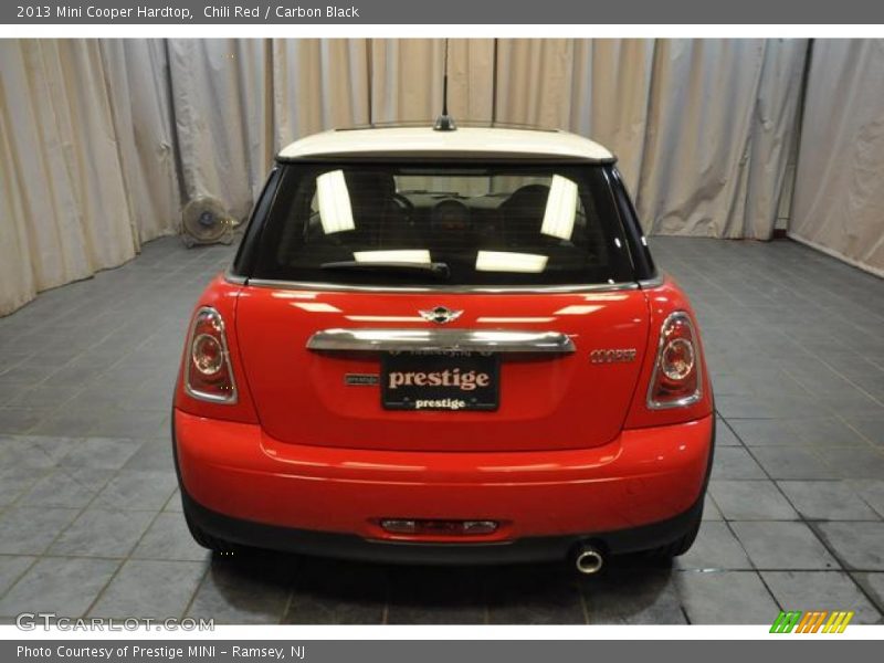 Chili Red / Carbon Black 2013 Mini Cooper Hardtop