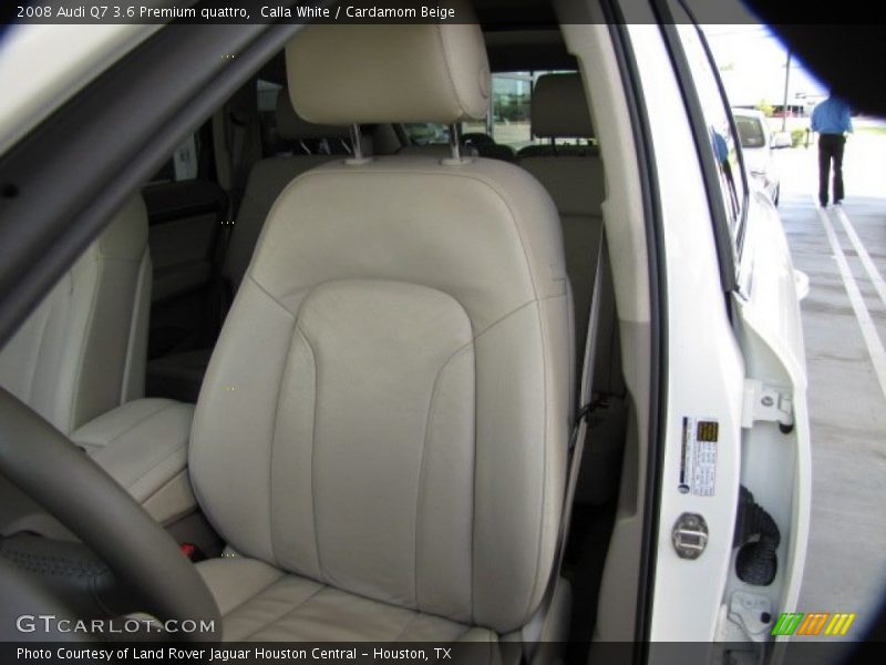 Calla White / Cardamom Beige 2008 Audi Q7 3.6 Premium quattro