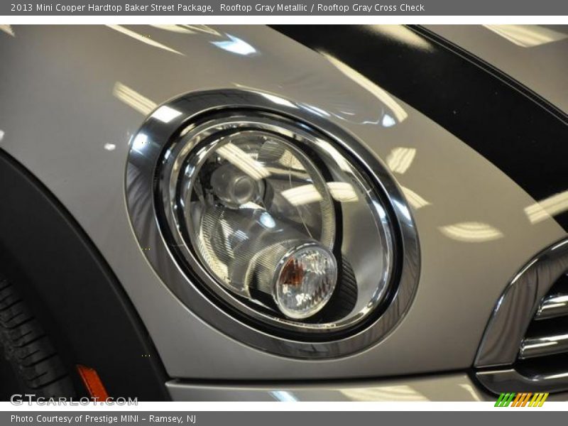 Rooftop Gray Metallic / Rooftop Gray Cross Check 2013 Mini Cooper Hardtop Baker Street Package