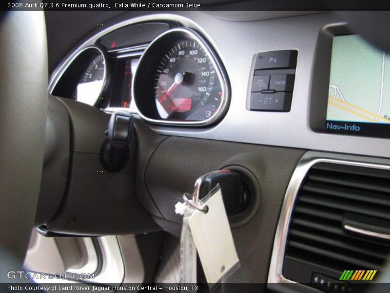 Calla White / Cardamom Beige 2008 Audi Q7 3.6 Premium quattro