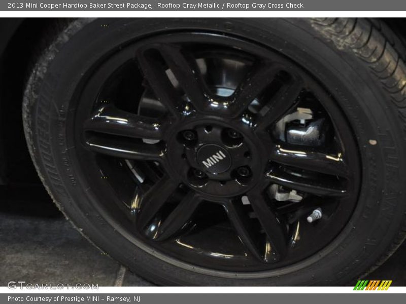 Rooftop Gray Metallic / Rooftop Gray Cross Check 2013 Mini Cooper Hardtop Baker Street Package